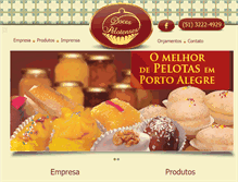 Tablet Screenshot of docespelotenses.com.br